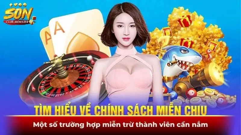 Một số trường hợp miễn trừ thành viên cần nắm