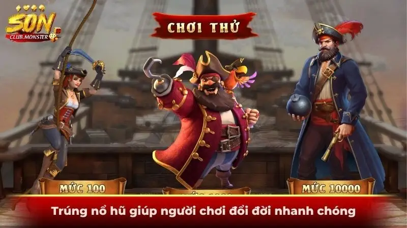 Trúng nổ hũ giúp người chơi đổi đời nhanh chóng